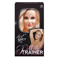 Надувная кукла с вибрацией и 2 любовными отверстиями Hot Lucy Lifesize Love Doll