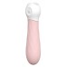 Розовый мини-вибромассажер Diamond Baby Boo - 11 см.