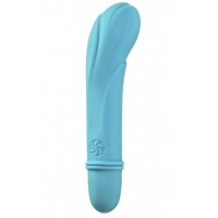 Голубой мини-вибратор Universe Secret Flower - 12,6 см. Голубой мини-вибратор Universe Secret Flower - 12,6 см.