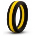 Черно-желтое силиконовое эрекционное кольцо Silicone Go Pro Cock Ring