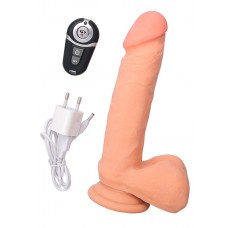 Перезаряжаемый вибратор-реалистик REALSTICK ELITE VIBRO с пультом ДУ - 20 см. Перезаряжаемый вибратор-реалистик REALSTICK ELITE VIBRO с пультом ДУ - 20 см.