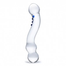 Изогнутый стеклянный стимулятор G-точки Curved G-Spot - 15,2 см.