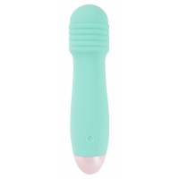 Мятный мини-вибратор Cuties Mini - 12,5 см.