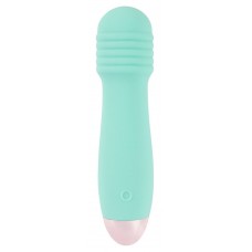 Мятный мини-вибратор Cuties Mini - 12,5 см.