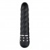 Черный мини-вибратор Diamond Twisted Vibrator - 11,4 см.