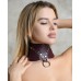 Бордовый широкий ошейник Wide Collar Maroon