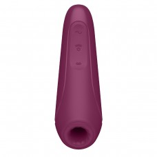 Бордовый вакуум-волновой стимулятор Satisfyer Curvy 1+