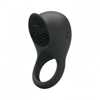 Черное эрекционное кольцо Ring Shaking II Черное эрекционное кольцо Ring Shaking II