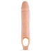 Телесный реалистичный фаллоудлинитель 10 Inch Silicone Cock Sheath Penis Extender - 25,4 см.