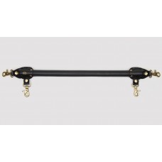 Черная распорка для ног Bound to You Faux Leather Spreader Bar - 50,8 см.