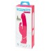 Розовый вибратор-кролик Realistic Dual Density Rechargeable Rabbit Vibrator - 25,5 см.