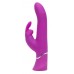 Лиловый вибратор Curve Thrusting Rechargeable Rabbit Vibrator - 24,1 см.