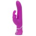 Лиловый вибратор Curve Thrusting Rechargeable Rabbit Vibrator - 24,1 см.