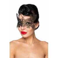 Золотистая карнавальная маска Турайс Золотистая карнавальная маска Турайс