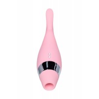 Розовый многофункциональный стимулятор Dahlia - 14 см.