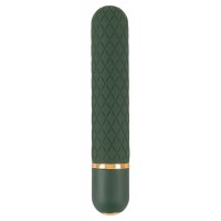 Зеленый мини-вибратор Luxurious Bullet Vibrator - 12,6 см. Зеленый мини-вибратор Luxurious Bullet Vibrator - 12,6 см.