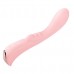 Нежно-розовый вибромассажер 6  Silicone G-Spot Fun - 19,1 см.