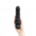 Черный вибратор-реалистик 6  Realistic Vibrator - 17 см.