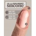 Телесный фаллоимитатор 6  Silicone Dual Density Cock - 17 см.