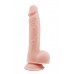 Телесный фаллоимитатор-реалистик Dual Density Dildo - 19,5 см.