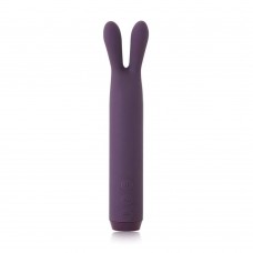 Фиолетовый вибратор с ушками Rabbit Bullet Vibrator - 8,9 см.