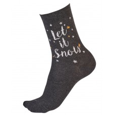 Новогодние хлопковые носки со снежинками Christmas Socks