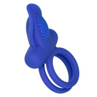 Синее перезаряжаемое эрекционное кольцо Silicone Rechargeable Dual Pleaser Enhancer Синее перезаряжаемое эрекционное кольцо Silicone Rechargeable Dual Pleaser Enhancer