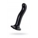 Черный стимулятор для пар P&G-Spot Dildo Size M - 18 см.