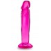 Розовый анальный фаллоимитатор Sweet N Small 6 Inch Dildo With Suction Cup - 16,5 см.