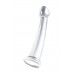 Прозрачный нереалистичный фаллоимитатор Jelly Dildo XL - 22 см.