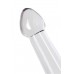 Прозрачный нереалистичный фаллоимитатор Jelly Dildo XL - 22 см.