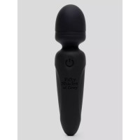 Черный мини-wand Sensation Rechargeable Mini Wand Vibrator - 10,1 см.