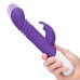 Фиолетовый массажер для G-точки Slim Shaft thrusting G-spot Rabbit - 23 см.