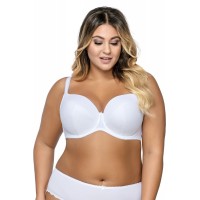 Элегантный бюстгальтер plus size с уплотненными чашками из нежной микрофибры