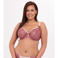 Соблазнительный бюстгальтер с мягкой чашкой из гипюра с люрексом Соблазнительный бюстгальтер с мягкой чашкой из гипюра с люрексом