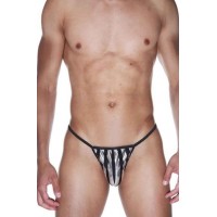 Мужские трусы-стринги в полосочку Мужские трусы-стринги в полосочку