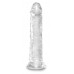 Прозрачный фаллоимитатор 8 Inch Dildo - 21,8 см.