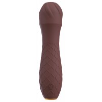 Коричневый вибратор-жезл Hazel 01 - 14 см.