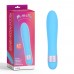 Голубой классический вибратор Precious Passion Vibrator - 17 см.