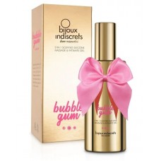 Гель с ароматом жвачки Bubblegum 2-in-1 Scented Silicone Massage And Intimate Gel - 100 мл.