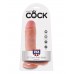 Телесный фаллоимитатор 8  Cock with Balls - 21,3 см.