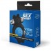 Черное силиконовое эрекционное виброкольцо Sex Expert Черное силиконовое эрекционное виброкольцо Sex Expert