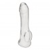 Прозрачная насадка на пенис Transparent Penis Enhancing Sleeve Extension - 15,9 см.