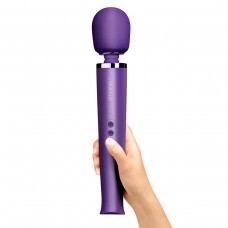 Фиолетовый вибратор Le Wand Rechargeable Vibrating Massager - 34 см.