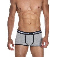 Серые меланжевые мужские трусы-боксеры Серые меланжевые мужские трусы-боксеры