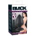 Большая чёрная анальная втулка Black Velvet Extra XL - 14 см.