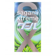 Презервативы Sagami Xtreme Mint с ароматом мяты - 10 шт.