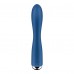 Синий вибратор-кролик с ротацией Spinning Rabbit 1 - 20 см.