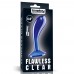 Синяя анальная втулка Flawless Clear Prostate Plug 6.0 - 15 см.