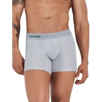 Серые трусы-боксеры с эффектом перфорации Euphoria Boxer